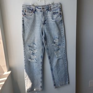 Aeropostale 90's baggy high rise jeans light wash NEW Size 10